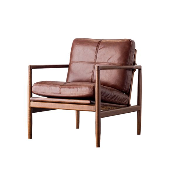 Saddle leather lounge chair hot sale