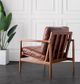 Bailey Leather Chair, Saddle