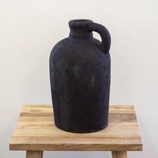 Provincial Terractta Vase - Weathered Black 40x20 cm
