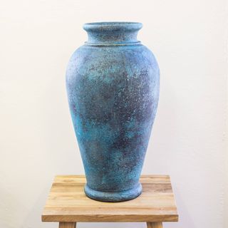 Terracotta Large Urn - Aged Copper