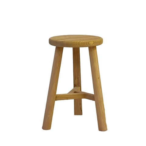 Heritage Elm Round Stool