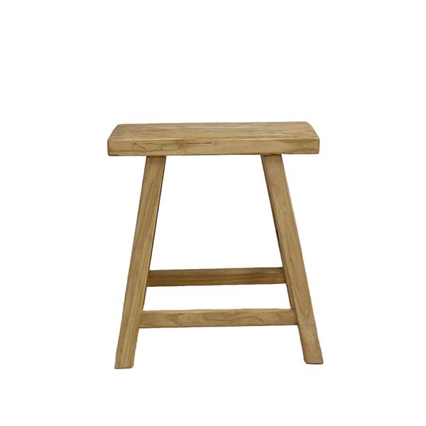 Heritage Elm Rectangle Stool