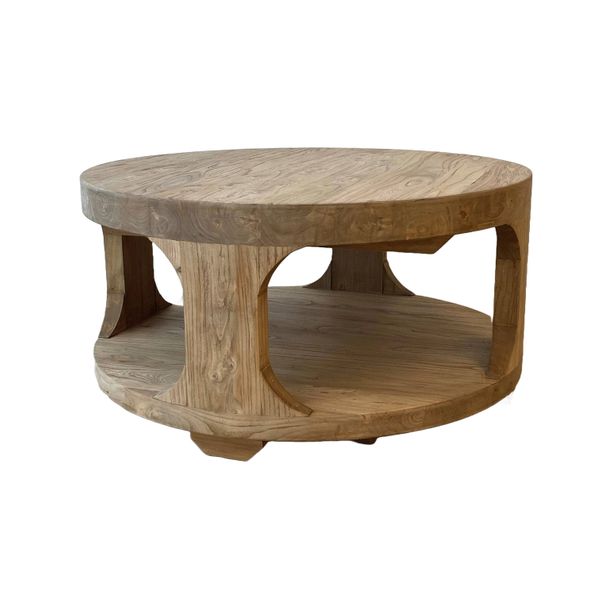 Drum Elm Coffee Table