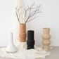 Totem Ceramic Vase - Small Matte Clay