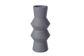 Totem Ceramic Vase -  Large Matte Grey