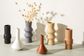 Totem Ceramic Vase -  Large Matte Grey