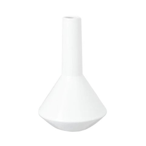 Totem Ceramic Vase - Medium White