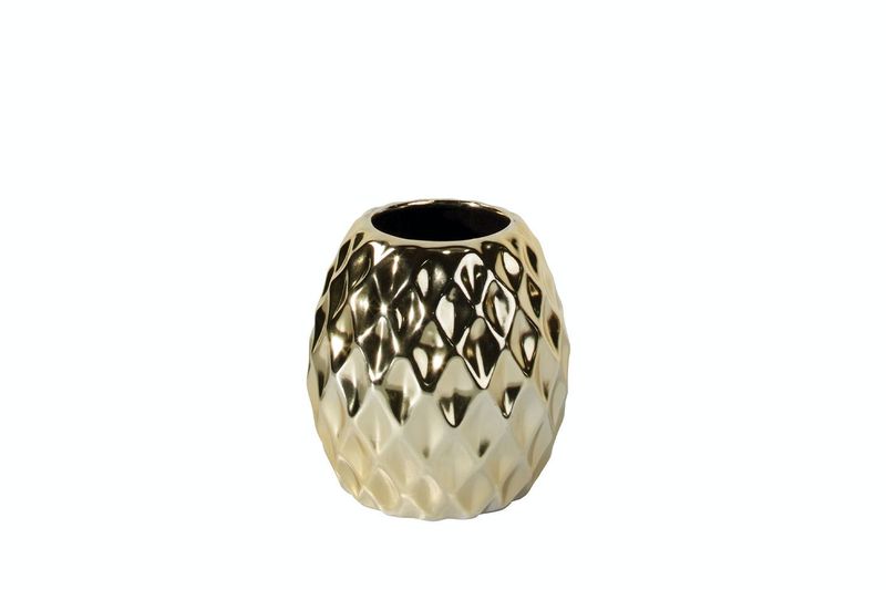 Euro Luxe Ceramic Vase - Champagne Small