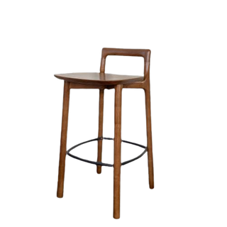 Avery Bar Stool, Walnut