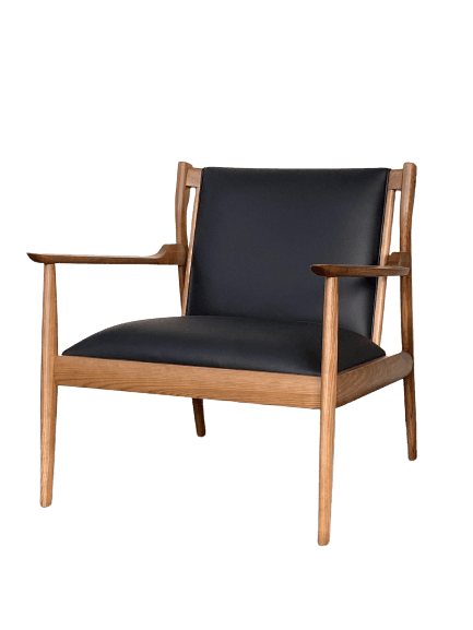 Mid century deals modern chair black