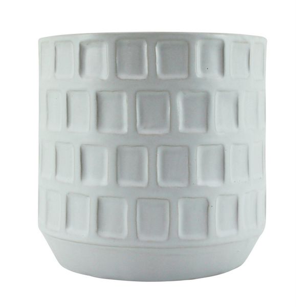 Booth Planter 14x12 White