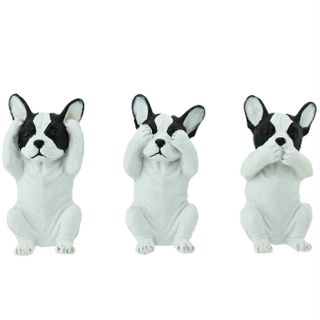 Hear/See/Speak Frenchie Set of 3