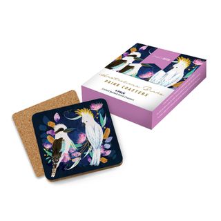 Australiana Birds Coaster Set/4