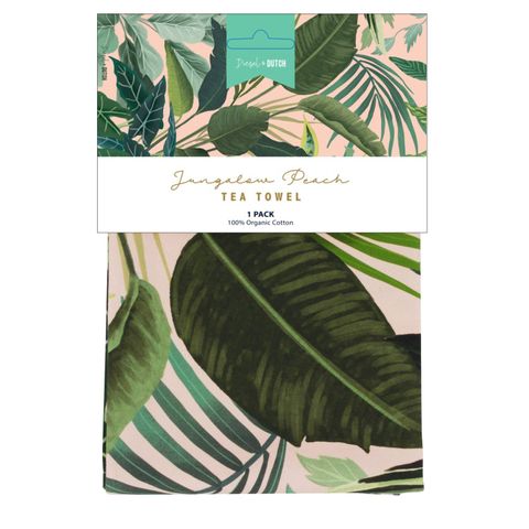 Jungalow Peach Tea Towel