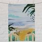 Hamptons Tea Towel