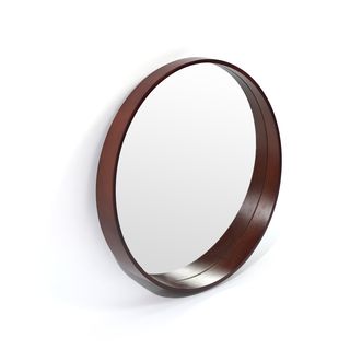 Felix Wood Wall Mirror with Shelf