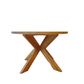 Round Pedestal Dining Table, Natural