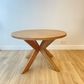 Round Pedestal Dining Table, Natural