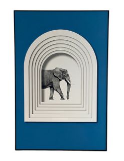 Elephindow 3D Wall Art