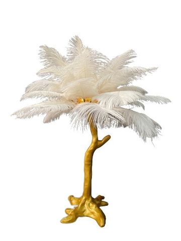 Phoenix Small Table Lamp, White