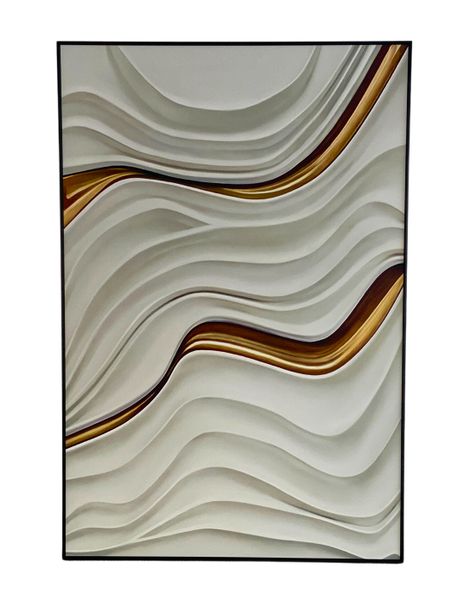 Luxe Ripple 3D Wall Art