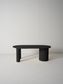 Roberto Tri-Column Coffee Table, Black