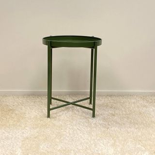 Sofia Round Side Table, Green