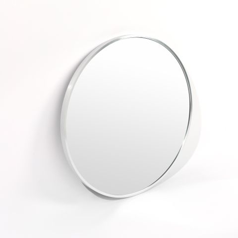 Bella Round Wall Mirror 60 cm, Chrome