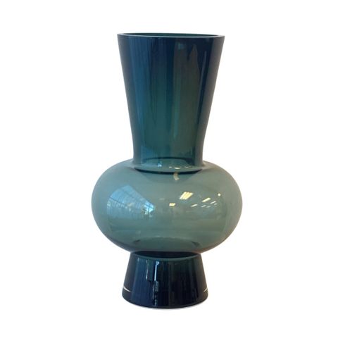 Skylar Glass Vase - Large, Ocean