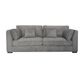 York 3 Seater Upholstered Sofa, Moss