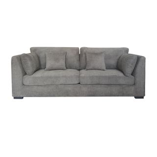 York 2 Seater Upholstered Sofa, Moss