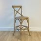 French Bistro Cross Back Bar Stool