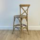 French Bistro Cross Back Bar Stool