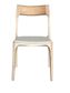 Peyton Dining Chair, Linen Fabric Natural Frame