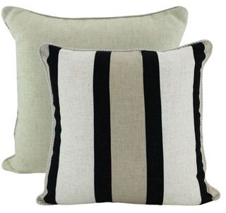 Stripe O Neg Linen Cushion 50x50cm