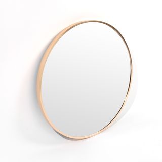 Bella Round Wall Mirror 80 cm, Brass