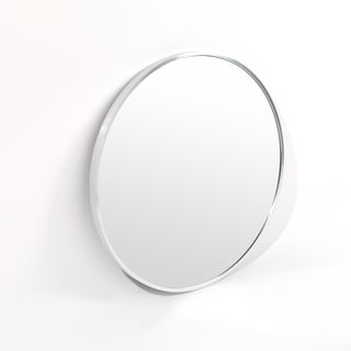 Bella Round Wall Mirror 80 cm, Chrome