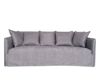Sanctuary Slipcovered Sofa - Night In, Grey (210 cm)