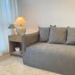 Sanctuary Slipcovered Sofa - Night In, Grey (210 cm)