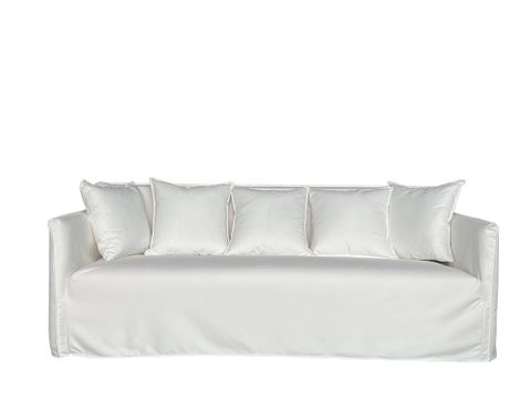 Sanctuary Slipcovered Sofa - Gardenia, White (210 cm)