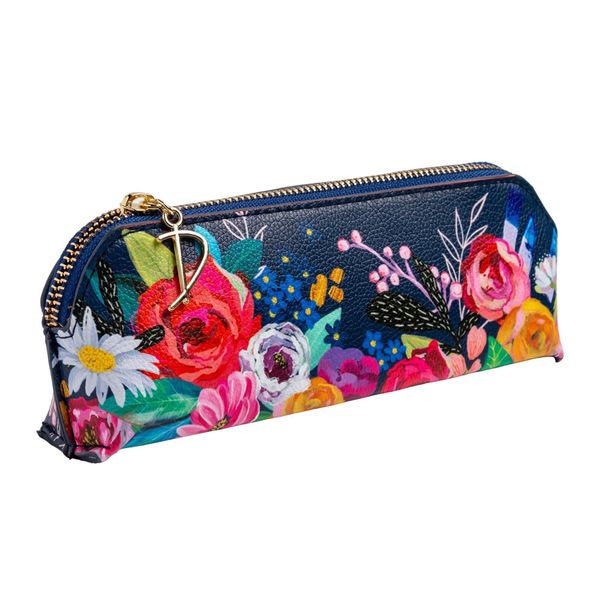 Wildflowers Cosmetic Brush Bag