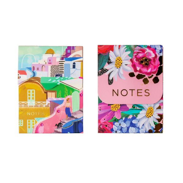 Wildflowers Magnetic Pocket Notepad - Asst Designs