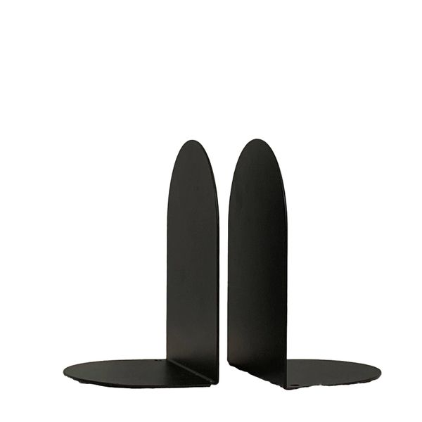 Metal Bookends Black