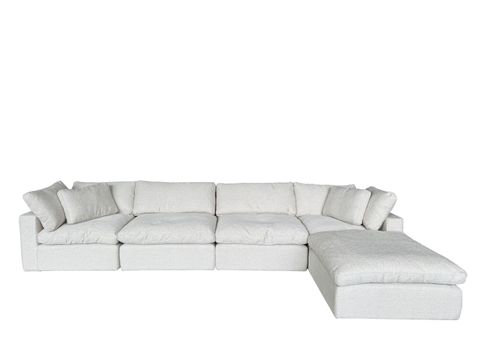 Dream 5 pc Modular Sofa, White