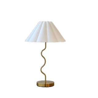 Wavy Table Lamp - Brass