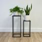 Metal Plinth set of 2