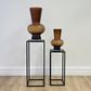 Metal Plinth set of 2