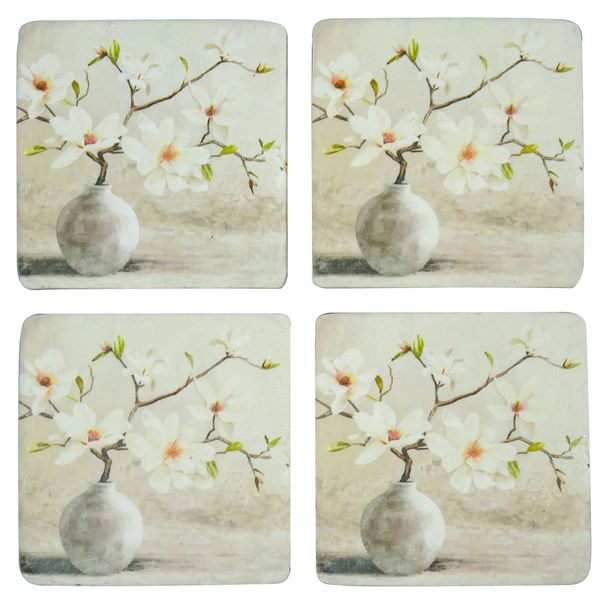 S/4 Bud Omens Resin Coasters 10x10cm