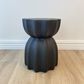 Fluted Side Table - Black