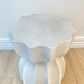 Fluted Side Table - Stone